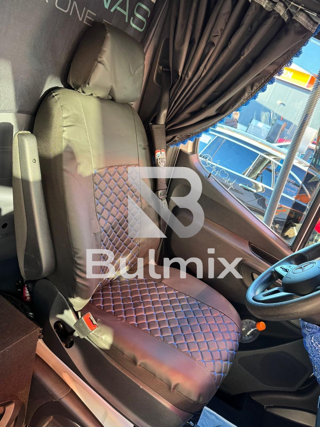 Калъфи за седалки за Mercedes Benz Sprinter W907 W910 1+1 комплект