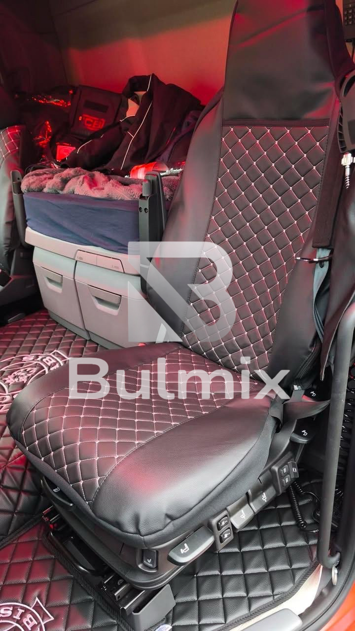 Тапицерия SCANIA R с една плевматицна седалка,пасажерска згъваема